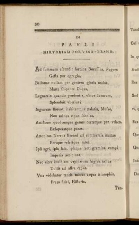 In Pauli Hirtoriam Borusso-Brand.