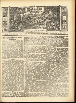 Ausgabe vom Sonntag, den 18. Juli 1909.