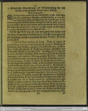 I. Gründliche Betrachtung und Beantortung der vier Stücke, welche Kedd zum Grunde seiner Schluß-Rede vorangesstzt
