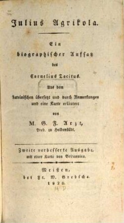 Das Leben des Agricola