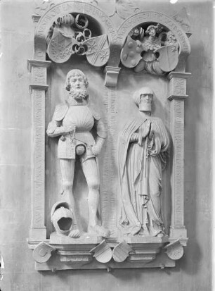 Grabstein für Wolf von Dalberg und Agnes von Sickingen
