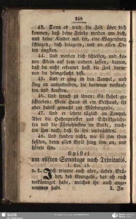 [Am eilften Sonntage nach Trinitatis]
