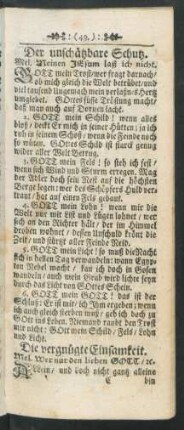 Die vernügte Einsamkeit