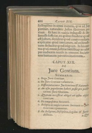 Caput XIX. De Iure Gentium.