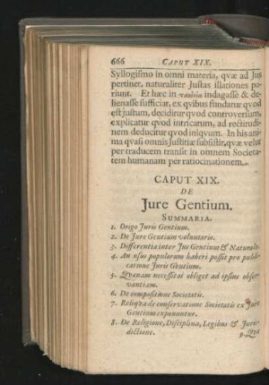 Caput XIX. De Iure Gentium.