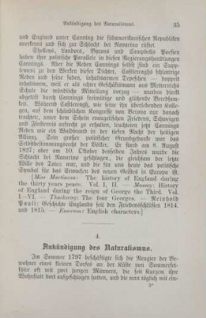 4. Ankündigung des Naturalismus