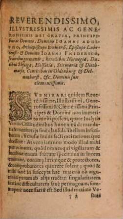 Petri Frideri Mindani V.I.D. De Processibvs, Mandatis, Et Monitoriis In Imperiali Camera extrahendis, & de Supplicationibus, quae pro ijs fiunt, rectè formandis: Notationes Ad Praxin Forensem Vtilissimae, Variis Obseruationibus Cameralibus, quae hactenus nondum prodierunt, benè refertae. ... Liber ... : Adiecto rerum et verborum ... Indice copiosissimo, 2