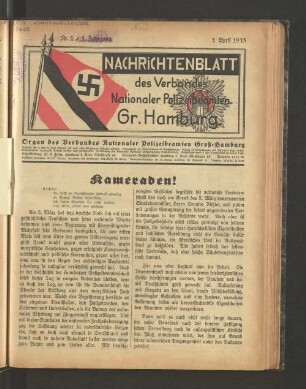 Nr. 1 / 1. Jahrgang 1.April 1933