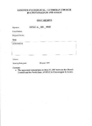 AGREEMENT