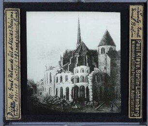 Dijon, Kathedrale Saint-Bénigne : Heilige Grab-Rotunde, östlich von Saint-Bénigne, Gemälde