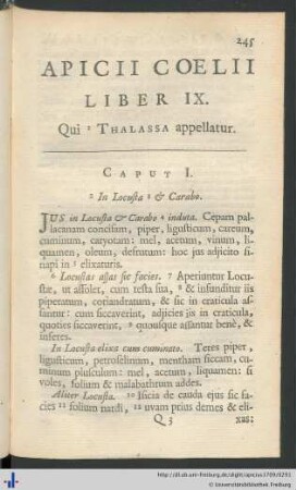 Liber IX. Qui Thalassa appellatur.