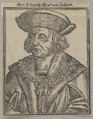 Bildnis des Eiel Friedrich Graf von Zollern