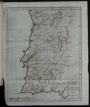 Carte du Portugal