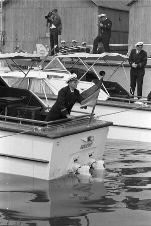 Inbetriebnahme zweier neuer Schnellboote bei der Wasserschutzpolizei Baden-Württemberg.