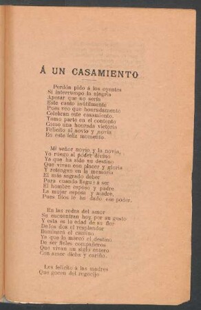 Á un casamiento
