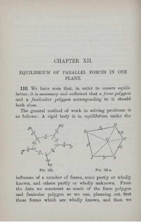 CHAPTER XII. EQUILIBRIUM OF PARALLEL FORCES IN ONE PLANE.