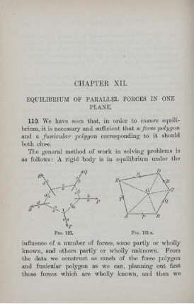 CHAPTER XII. EQUILIBRIUM OF PARALLEL FORCES IN ONE PLANE.