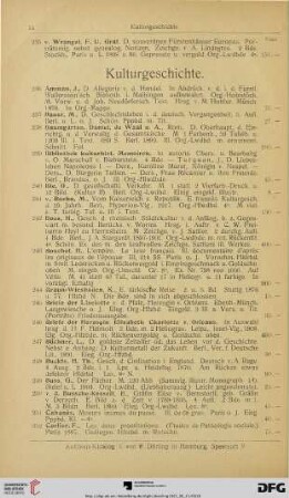 Kulturgeschichte (Nr. 236-354)