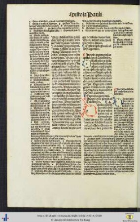 Argumentum in epistolam ad Colossenses