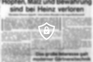 Hopfen, Malz und Bewährung sind bei [Name maskiert]