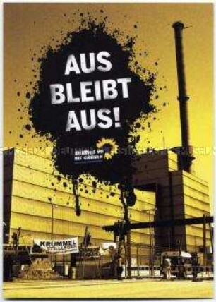 Wahlwerbung von Bündnis 90/Die Grünen zur Bundestagswahl