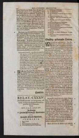 Relat. CXXXIV.