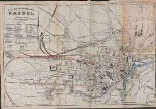Plan der Residenzstadt Kassel im Verhältniss 1:12500.