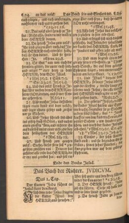 Das Buch der Richter. Judicum
