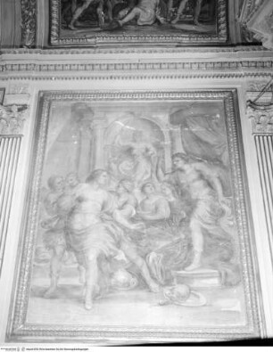 Szenen aus dem Leben des heiligen Papstes Alexander I., Der heilige Alexander verweigert die Anbetung von Götzen