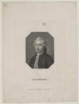 Bildnis des Magnus Gottfried Lichtwer