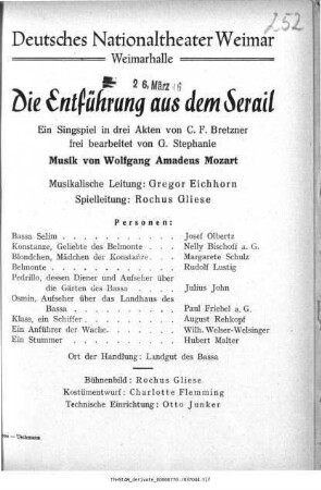 Die Entführung aus dem Serail