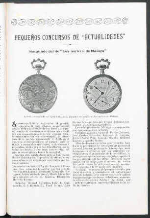 Pequeños concursos de "Actualidades" : Resultado del de "Las narices de Málaga"