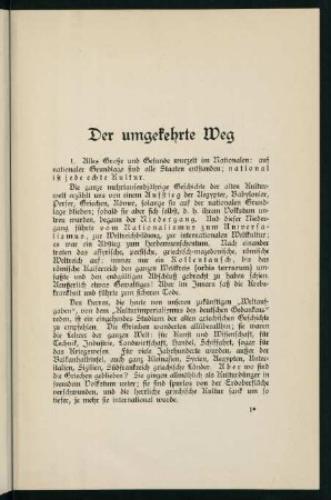 5-10, 1. Der umgekehrte Weg