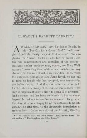 Elizabeth Barrett Barrett