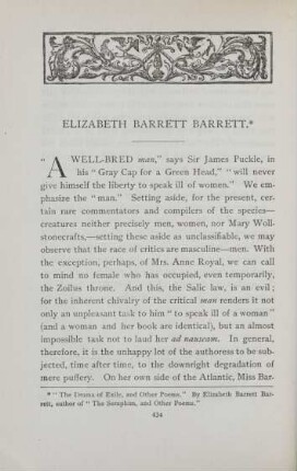 Elizabeth Barrett Barrett
