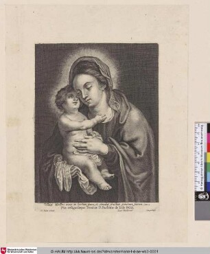 [Maria mit dem Kinde; The Virgin an Child]