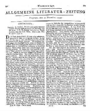 Soergel, Ernst August: Geschichte der europäischen Kriege des achtzehnten Jahrhunderts. - Altenburg : Richter ; Leipzig : Müller, 1793