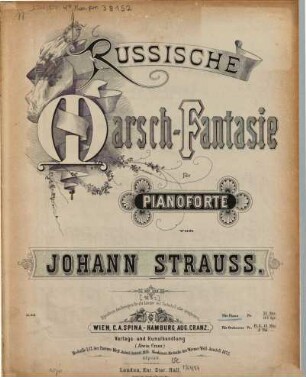 Russische Marsch-Fantasie : für Pianoforte ; op. 353