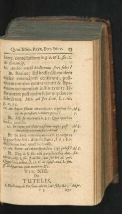 Tit. XIII. De Tutelis.