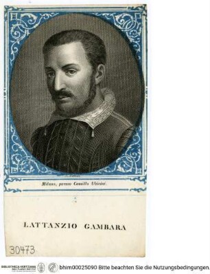 Portrait des Lattanzio Gambara - Porträt Lattanzio Gambara