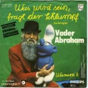 Single von Vader Abraham und den Schlümpfen, Plattenhülle