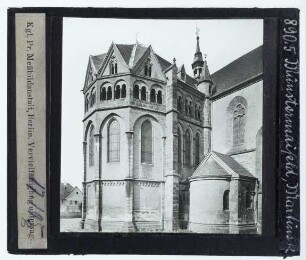 Münstermaifeld, Stiftskirche St. Martin und St. Severus : Außenansicht von NO