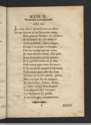 Acte Second: Scene IV.