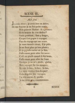 Acte Second: Scene IV.