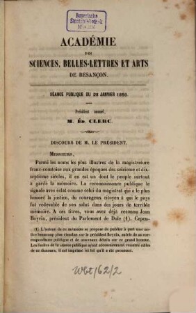 Séances publiques. 1855
