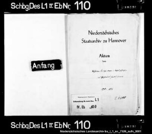 Korrespondenzen und Rechnungssachen des Schatzschreibers Friedrich Struve