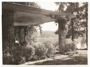 Garten Noack, Potsdam-Nedlitz: Terrasse und See