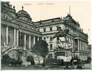 Budapest. Burggarten mit Prinz-Eugen-Denkmal