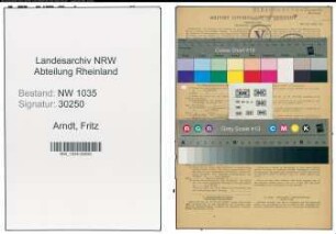 Entnazifizierung Fritz Arndt , geb. 26.09.1906 (Bergmann)