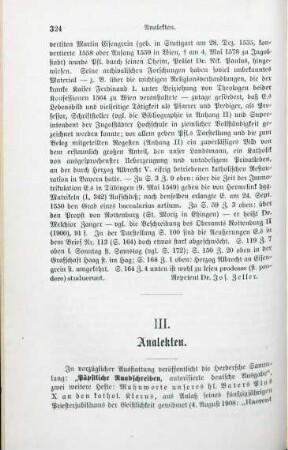 324-326 Analekten